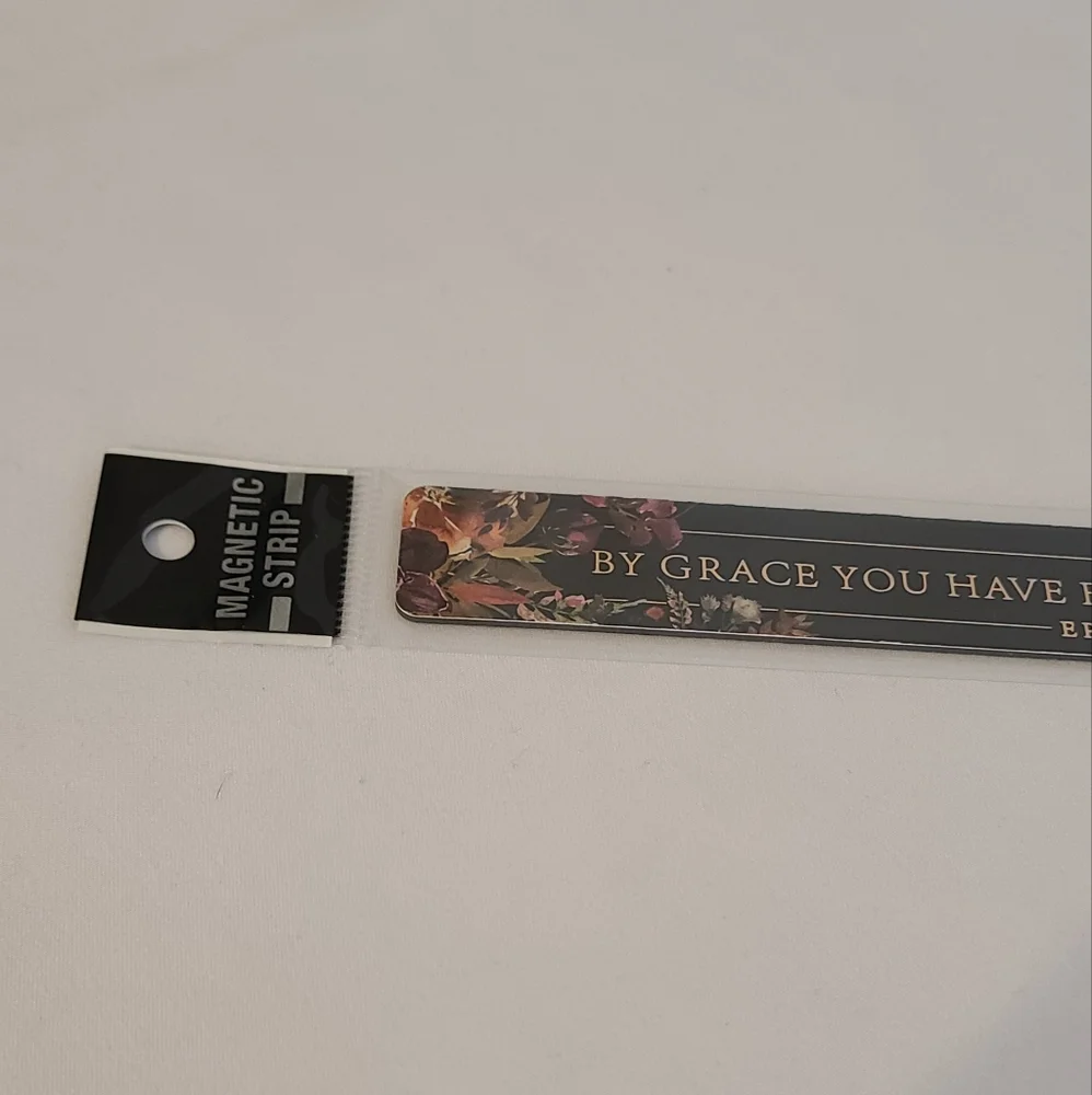 Magnet Strip By Grace We Have Been Saved Through Faith Scripture